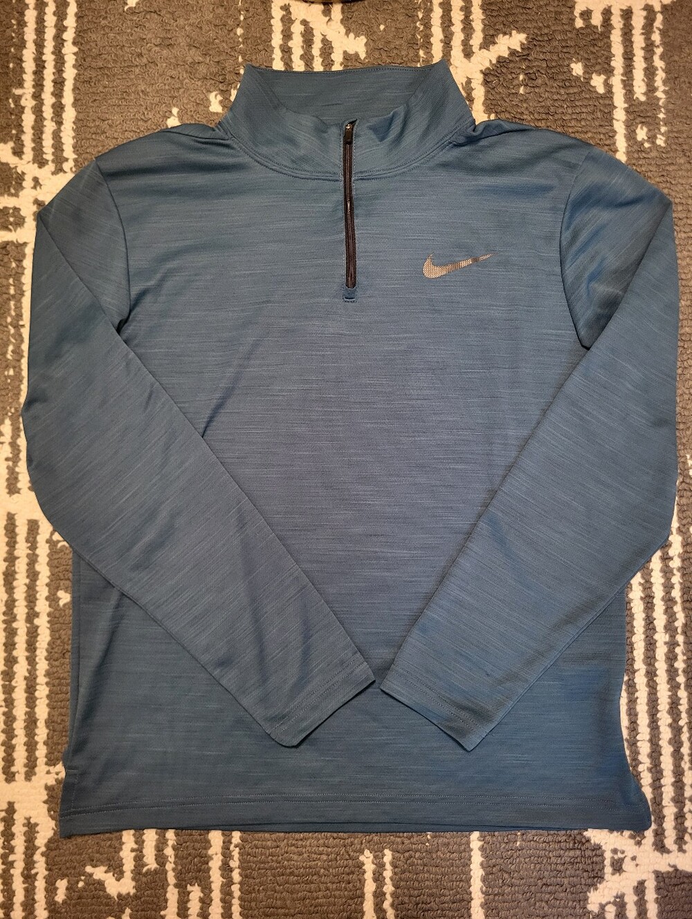 Nike Men's Teal Dri-Fit Quarter Zip